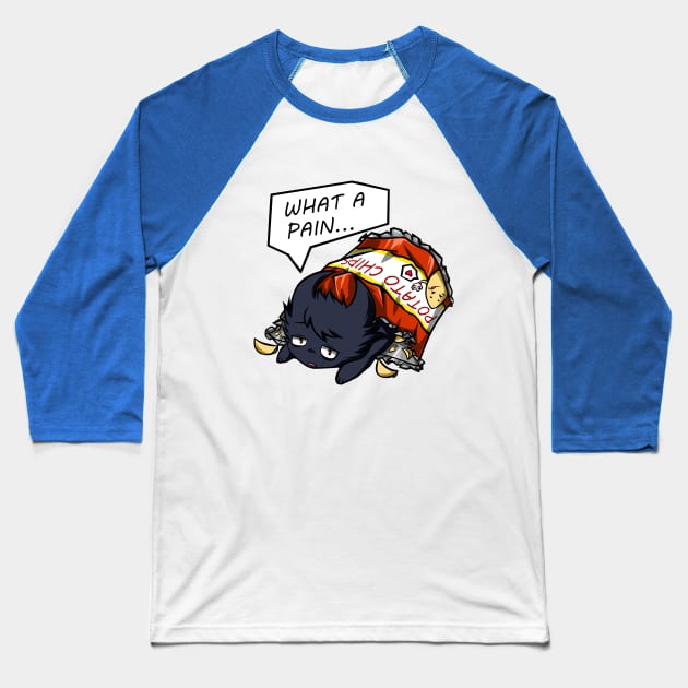 What A Pain Baseball T-Shirt by hellotwinsies